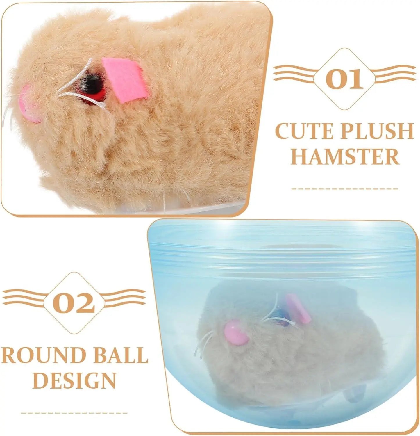 Smart Cat Toy: USB Rechargeable Auto-Rolling Ball for Hands-Free Play with Mouse for Indoor Cats