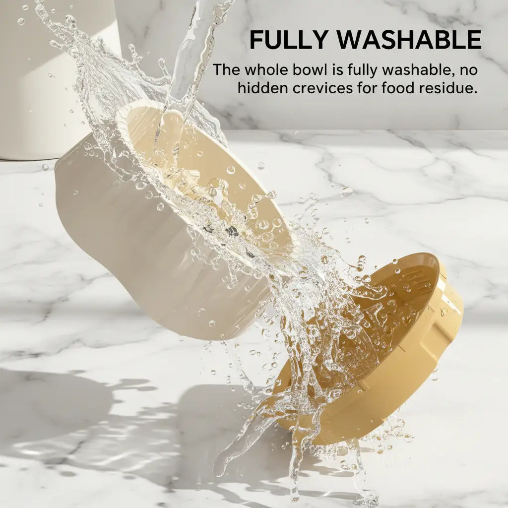 2-in-1 Slow Feeder Dog Bowl - 20.3 cm Large Snowflake Maze Puzzle Bowl for Fast Eaters, Removable Insert, Dual Feed Modes, Durable and Easy to Clean, Promotes Healthy Digestion, Suitable for Dogs and Cats