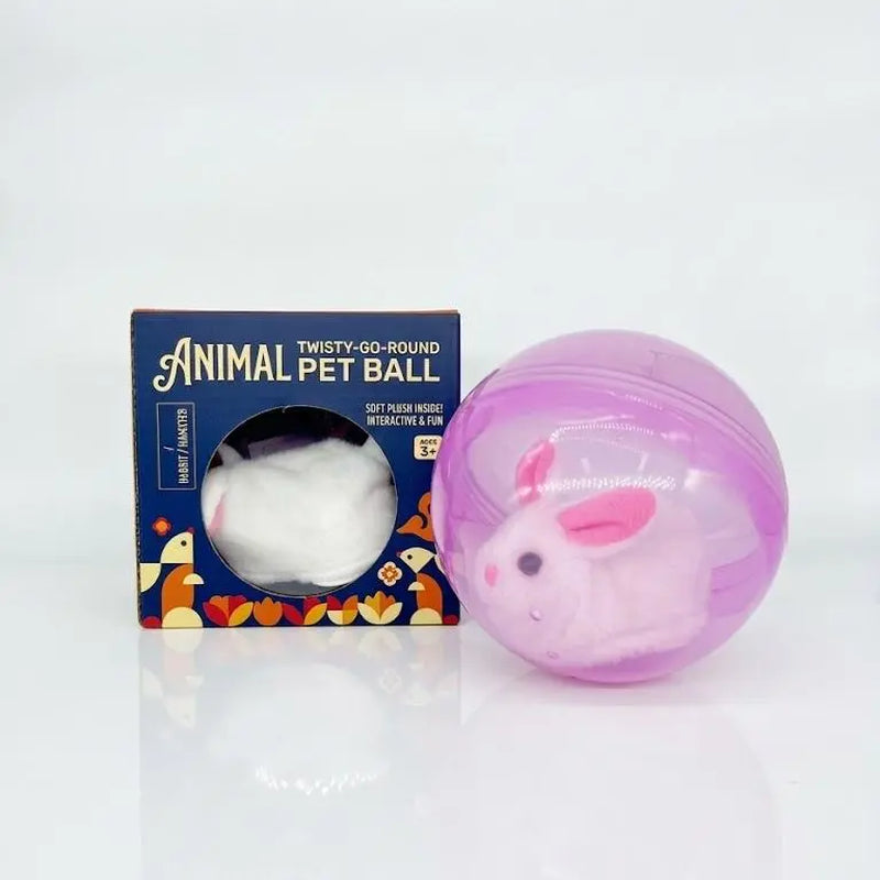 Smart Cat Toy: USB Rechargeable Auto-Rolling Ball for Hands-Free Play with Mouse for Indoor Cats