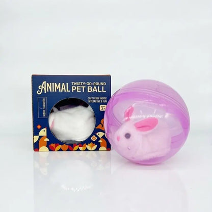 Smart Cat Toy: USB Rechargeable Auto-Rolling Ball for Hands-Free Play with Mouse for Indoor Cats